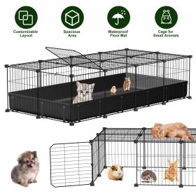 Modular Metal Small pet exercise pen DIY Multi Shape Layout, Metal Pet Enclosure Multi Tier L Square Rectangular Setup