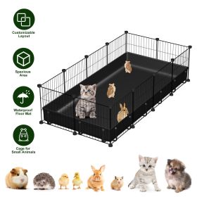 DIY Assemble Metal Small Pet Play Enclosure Multiple Layout Options