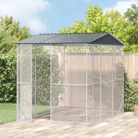 Bird Cage Anthracite 89.37 x 122.05 x 97.24 in Galvanised Steel