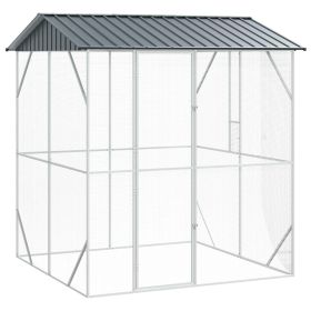 Bird Cage Anthracite 84.65 x 81.89 x 97.24 in Galvanised Steel