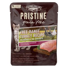 Castor & Pollux Wet Cat Food Pristine Grain-free Free-range Turkey Recipe - Case Of 24 - 3 Oz