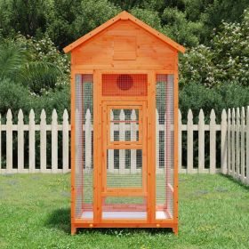 Bird House Brown Solid pine wood, plywood Large Bird House