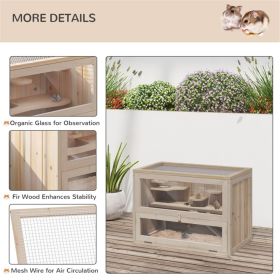 Wooden Hamster Cage ( Amazon Shipping)(Prohibited by WalMart)