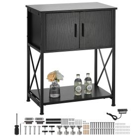 Aquarium Stand, 20 Gallon Fish Tank Stand, 25.6 x 16.5 x 31.9 in Steel and MDF Turtle Tank Stand, 167.6 lbs Load Capacity