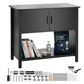 Aquarium Stand, 40 Gallon Fish Tank Stand, 36.6 x 18.9 x 31.5 in Steel and MDF Turtle Tank Stand, 335 lbs Load Capacity