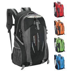 36L Outdoor Backpack Waterproof Daypack Travel Knapsack For Hiking Camping Picnic Travel School Spring Summer (Option: Black)