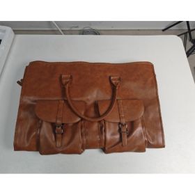 Portable Folding Outdoor Multifunctional Luggage Bag (Option: Brown A-56cm×33cm×32cm)