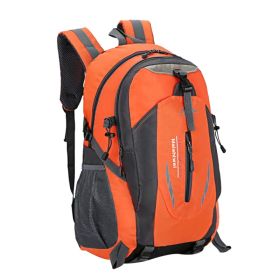 36L Outdoor Backpack Waterproof Daypack Travel Knapsack For Hiking Camping Picnic Travel School Spring Summer (Option: Orange)