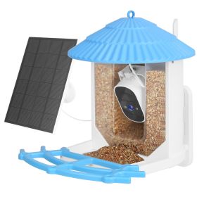 Solar Powered Smart Bird Feeder 2K Bird Watching Camera With PIR Motion AI Birds Species Identify Two-Way Audio Real-Time App Notification Captur (Type: Bird Feeder)