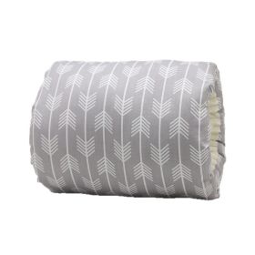 Adjustable Baby Cotton Nursing Arm Pillow Breastfeeding Washable Baby Infant Nursing Breastfeeding Pillow Cushion Arm Pad (Option: Grey Arrow-25X23CM)